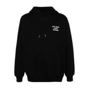 Drole de Monsieur Svart Sweatshirt Aw24 Herrmode Black, Herr