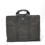 Hermès Vintage Pre-owned Tyg totevskor Black, Dam