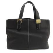 Burberry Vintage Pre-owned Laeder totevskor Black, Dam