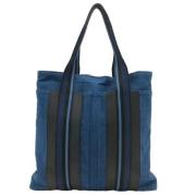 Hermès Vintage Pre-owned Tyg totevskor Blue, Dam