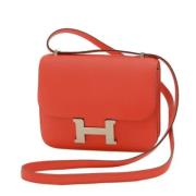 Hermès Vintage Pre-owned Tyg axelremsvskor Orange, Dam