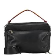 Fendi Vintage Pre-owned Laeder axelremsvskor Black, Dam