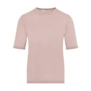 Max Mara Warren Top i Cipria Färg Pink, Dam