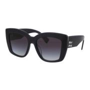 Miu Miu Stiliga solglasögon med 0MU 04Ws design Black, Dam