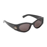 Gucci Svarta solglasögon för stiligt utseende Black, Unisex