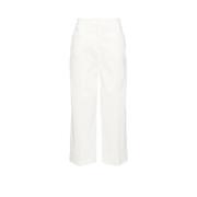 Pinko Cropped Trousers White, Dam