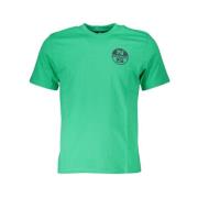 North Sails Kortärmad Logotyp Tryck T-shirt Green, Herr