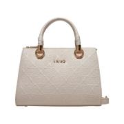 Liu Jo Elegant Handväska för Kvinnor Beige, Dam