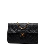 Chanel Vintage Pre-owned Laeder axelremsvskor Black, Dam