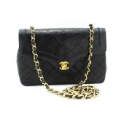 Chanel Vintage Pre-owned Laeder chanel-vskor Black, Dam