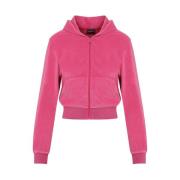 Balenciaga Mörkrosa Tracksuit Jacka Pink, Dam