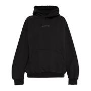 Balenciaga Sweatshirt med logotyp Black, Dam