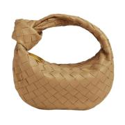 Bottega Veneta Intrecciato Mini Läder Väska Mörk Praline Brown, Dam