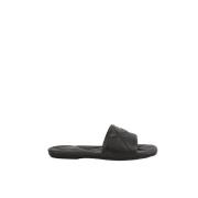 Emporio Armani Svart Sandal Black, Dam