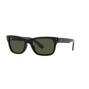 Ray-Ban MR Burbank Sunglasses Black/Green Black, Herr