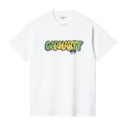 Carhartt Wip Vit Drip T-Shirt Polo White, Dam