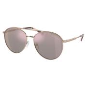 Michael Kors Rose Gold Mirror Solglasögon Arches Pink, Dam