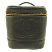 Chanel Vintage Pre-owned Tyg chanel-vskor Black, Dam