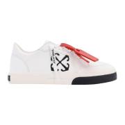 Off White Vita Sneakers med Pillogo White, Herr