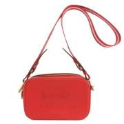 Coach Pre-owned Pre-owned Tyg axelremsvskor Red, Dam