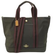 Coach Pre-owned Pre-owned Tyg totevskor Green, Dam