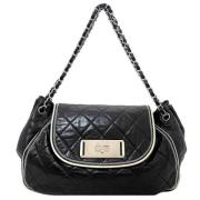 Chanel Vintage Pre-owned Tyg chanel-vskor Black, Dam