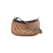 Gucci Vintage Pre-owned Canvas gucci-vskor Brown, Dam