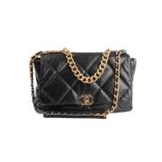 Chanel Vintage Pre-owned Laeder chanel-vskor Black, Dam