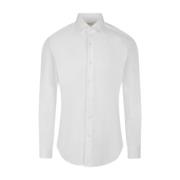 Xacus Slim Fit French Collar Skjorta White, Herr