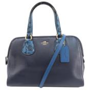 Coach Pre-owned Pre-owned Tyg handvskor Blue, Dam