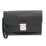 Louis Vuitton Vintage Pre-owned Tyg louis-vuitton-vskor Black, Dam