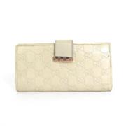 Gucci Vintage Pre-owned Laeder plnbcker Beige, Dam