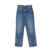 Roy Roger's Blå Denim Straight Fit Jeans Blue, Dam