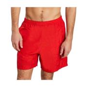 Ami Paris Badshorts i Återvunnen Nylon med Friend of Heart Brodyr Red,...