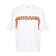 Lanvin Vit Oversize Spets T-shirt White, Herr