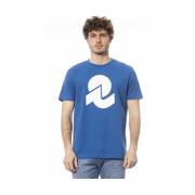 Invicta Logo Print Rund Hals T-shirt Blue, Herr