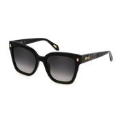 Just Cavalli Stiliga solglasögon med gråtonade linser Black, Unisex