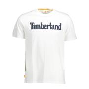 Timberland Ekologisk Bomull Print T-Shirt White, Herr