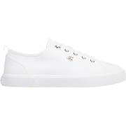 Tommy Hilfiger Vita Canvas Låg Topp Sneakers White, Dam