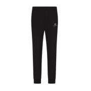 Armani Exchange Svarta Bomulls Sweatpants med Brand Logo Print Black, ...