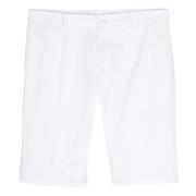 Dolce & Gabbana Vita skräddade Bermuda-shorts med DG-logotyp White, He...