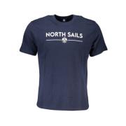 North Sails Tryckt Logot-shirt Blue, Herr
