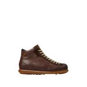 Camper Läder Sneaker Pelotas Komfort Stil Brown, Herr