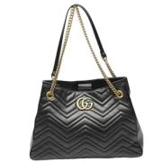 Gucci Vintage Pre-owned Tyg gucci-vskor Black, Dam