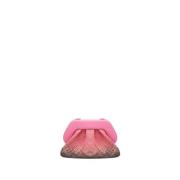 THEMOIRè Orchid Svart Vegan Clutch Väska Pink, Dam