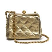 Chanel Vintage Pre-owned Tyg chanel-vskor Yellow, Dam