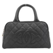 Chanel Vintage Pre-owned Tyg chanel-vskor Black, Dam