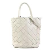 Bottega Veneta Vintage Pre-owned Laeder handvskor White, Unisex