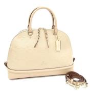 Coach Pre-owned Pre-owned Tyg handvskor Beige, Dam