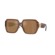 Versace Brun Metall Solglasögon Ve4472D Modell Brown, Unisex